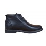 Ghete casual barbati, din piele naturala (imblanite) TOMAS, Negru, GKR20N